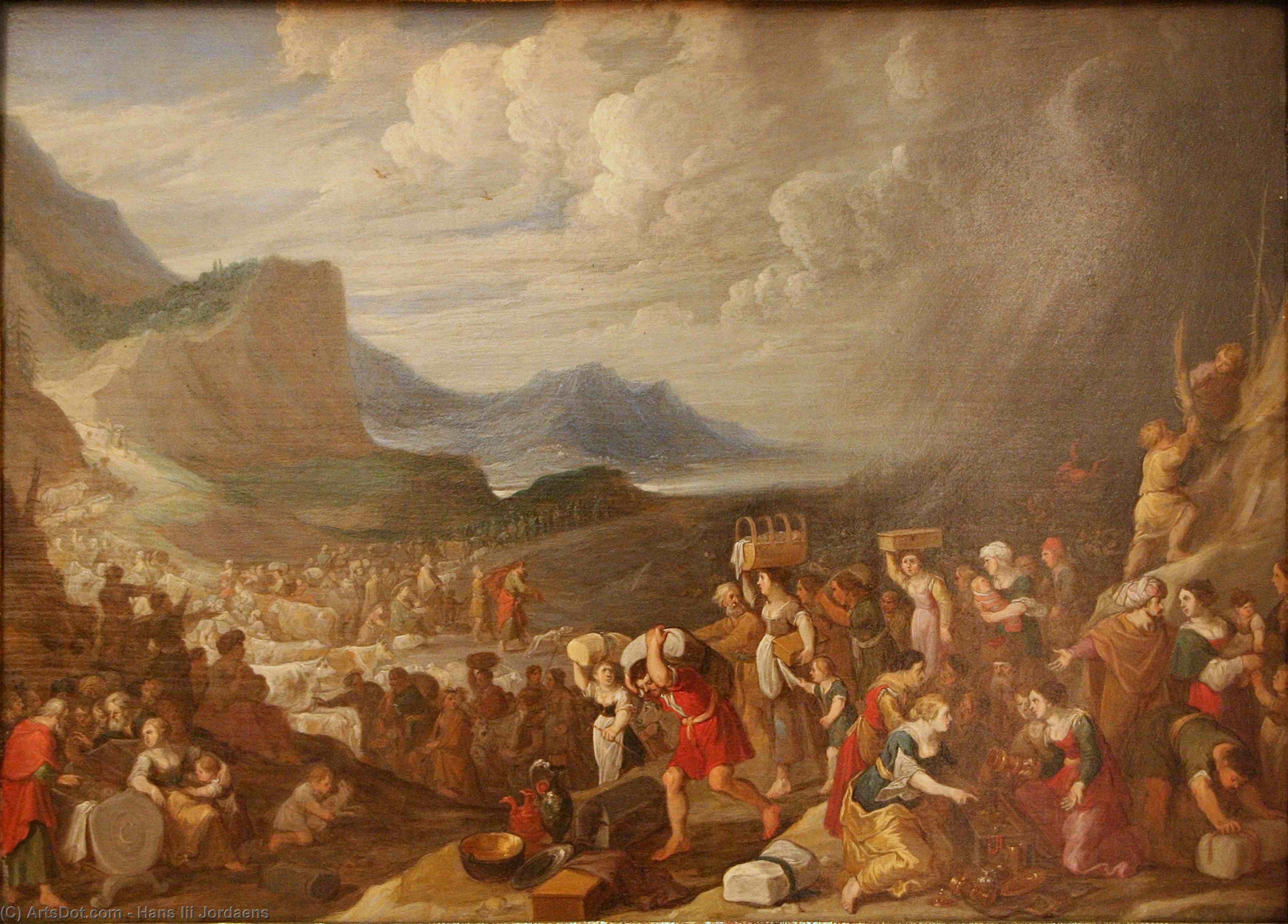 Crossing Of Red Sea — Hans Iii Jordaens