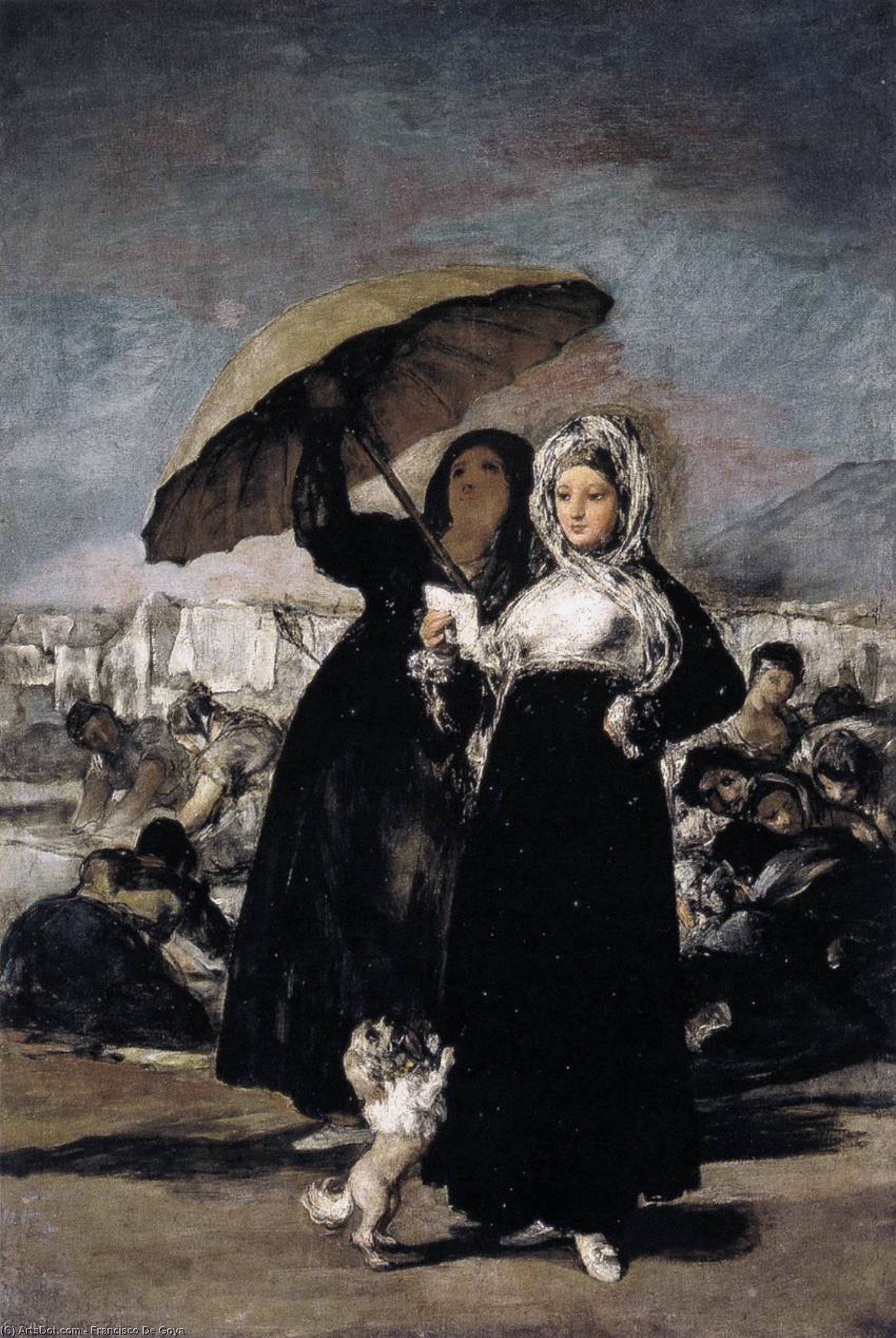 Les Jeunes Or The Young Ones — Francisco José De Goya Y Lucientes