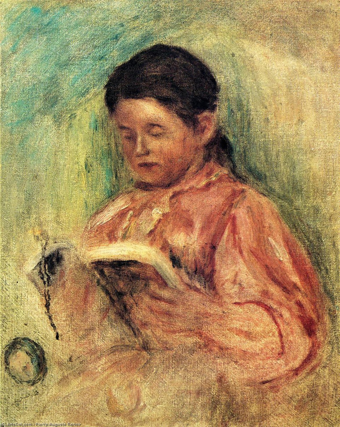 Woman Reading — Pierre-auguste Renoir