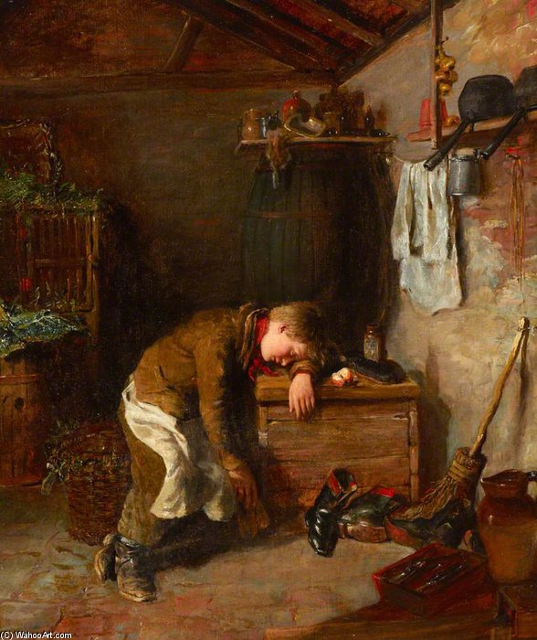 Sleeping Boots-boy — George Smith