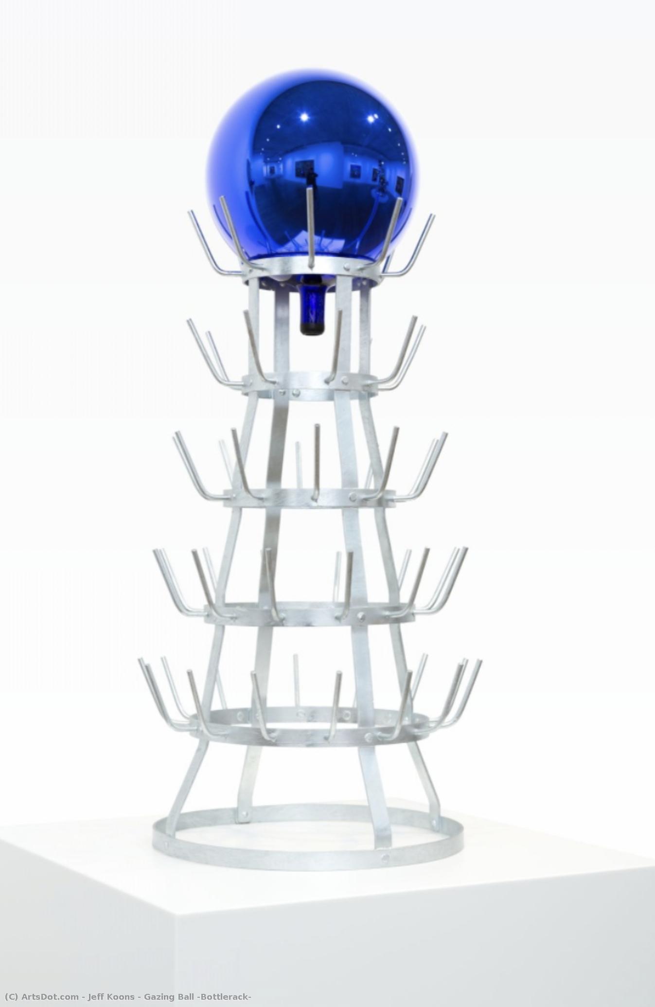 Gazing Ball (bottlerack) — Jeff Koons
