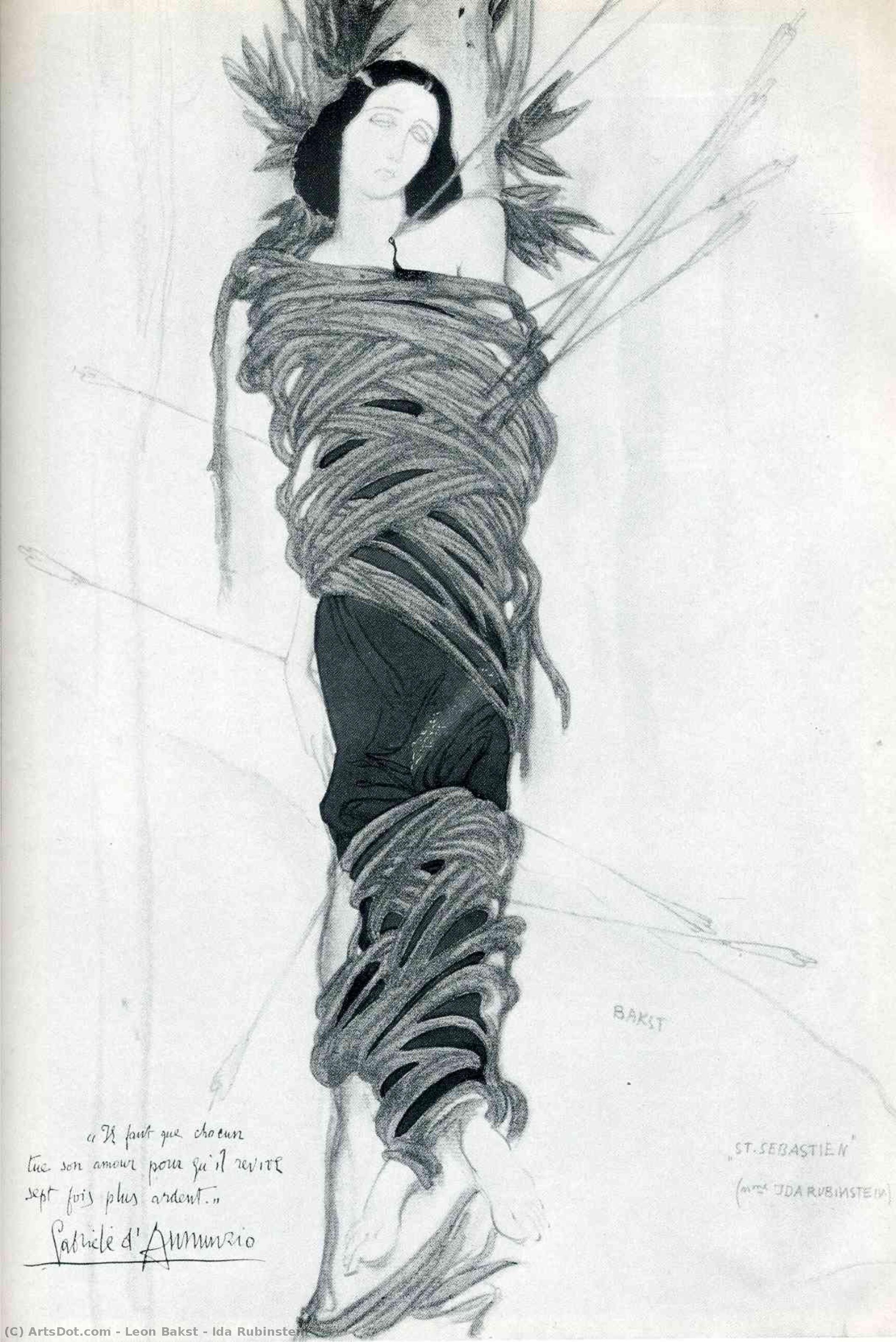Ida Rubinstein — Léon Bakst