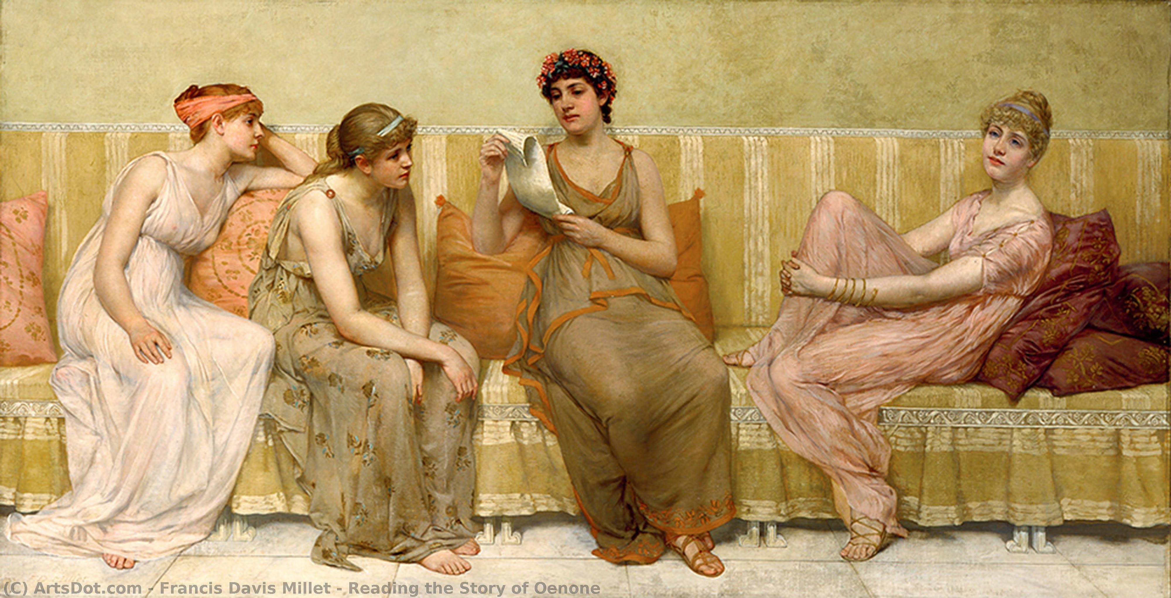 Reading The Story Of Oenone — Francis Davis Millet