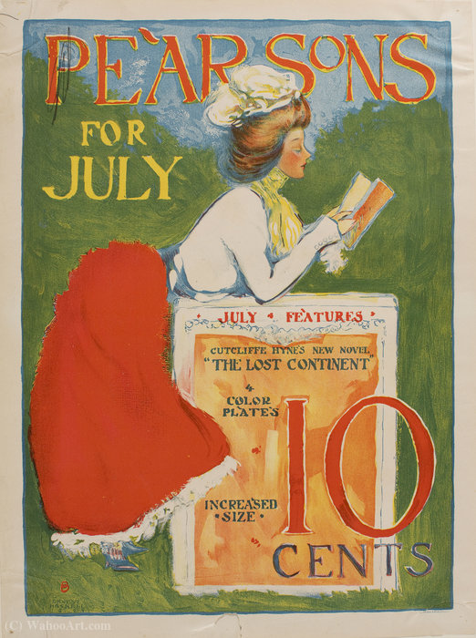 'pearsons For July', (51 X 38 Cm) (1899) — Ernest Haskell