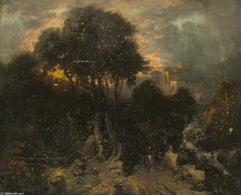 The Belated Traveller — John Linnell