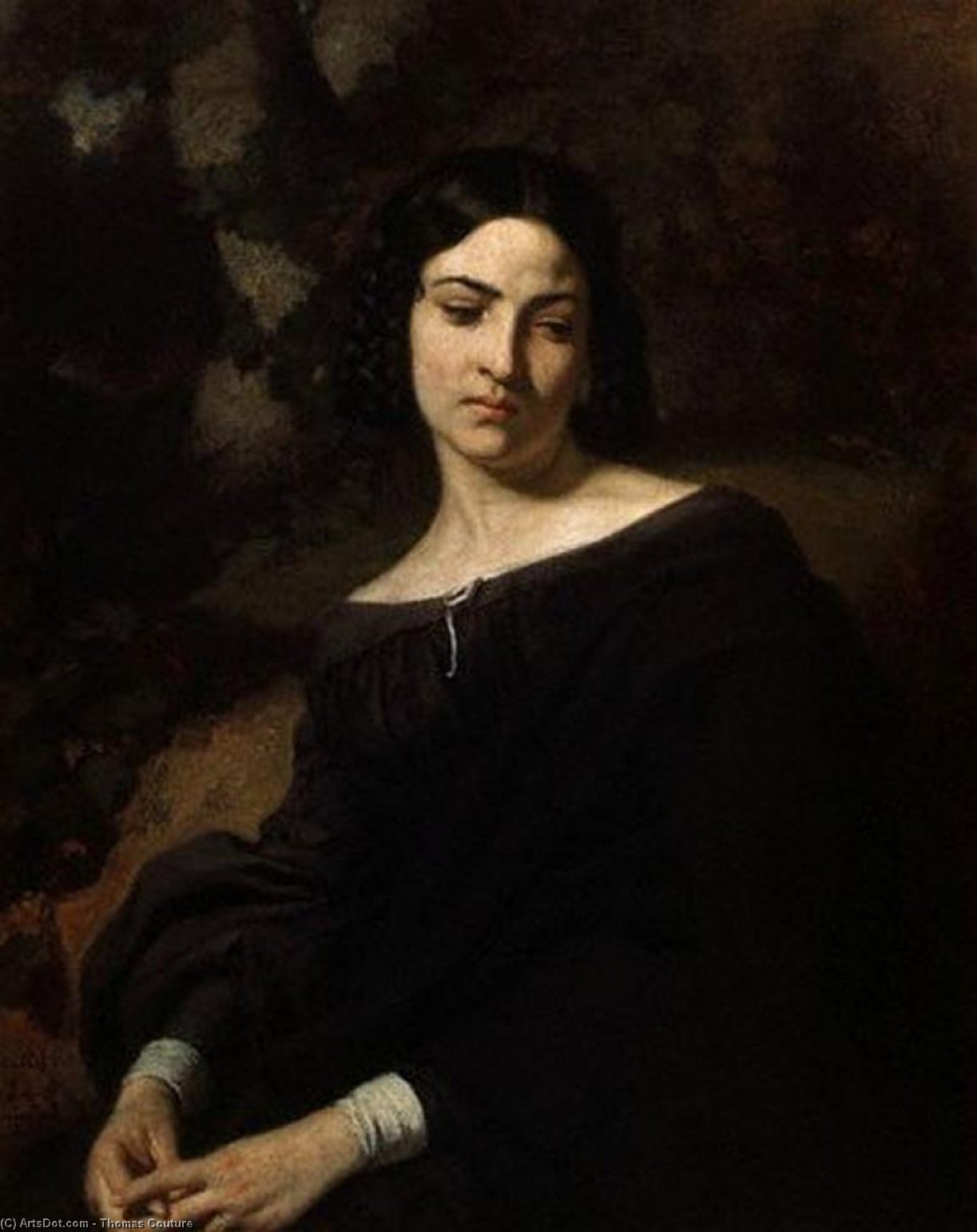 A Widow — Thomas Couture