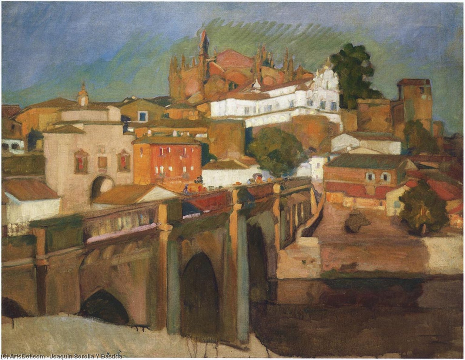 View Of Plascencia — Joaquín Sorolla Y Bastida