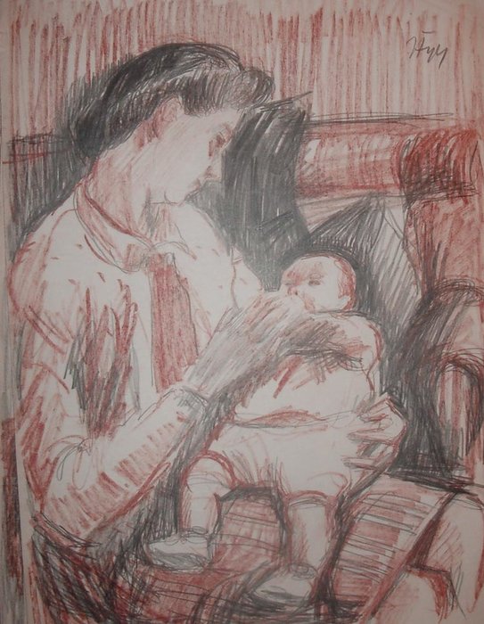 Mother With Child — Jerzy Faczynski