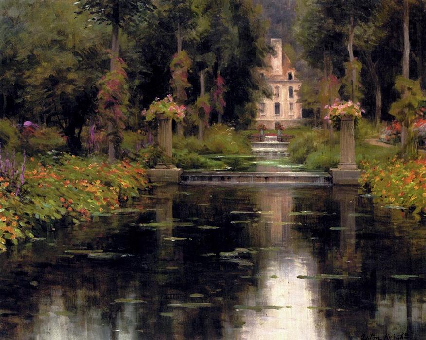 View Of A Chateaux — Louis Aston Knight