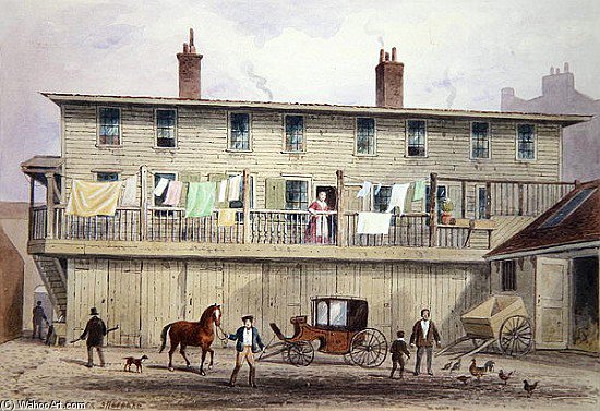 The Old Vine Inn — Thomas Hosmer Shepherd