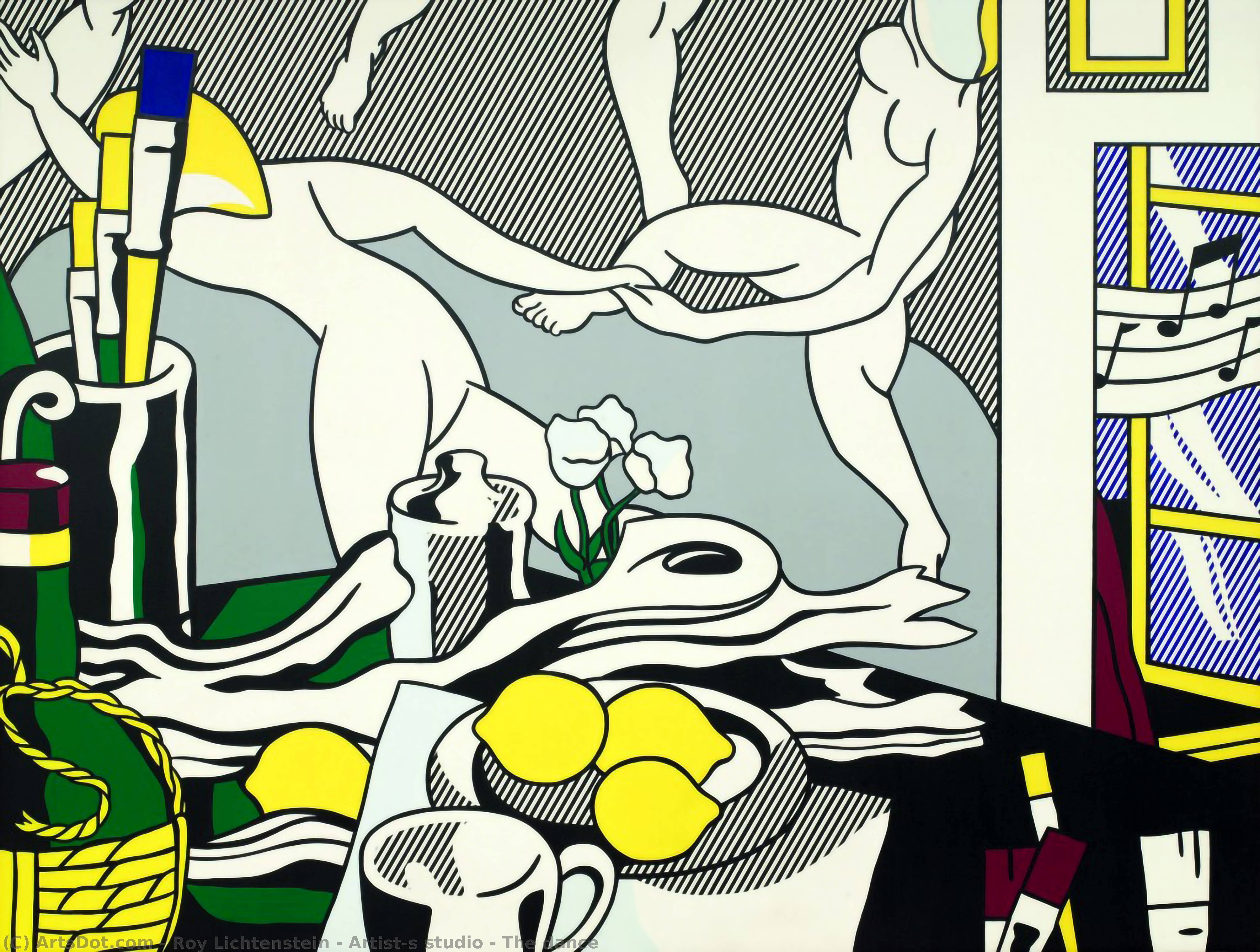 Artist's Studio - The Dance — Roy Lichtenstein