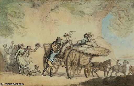 Harvesters Merrymaking — Thomas Rowlandson