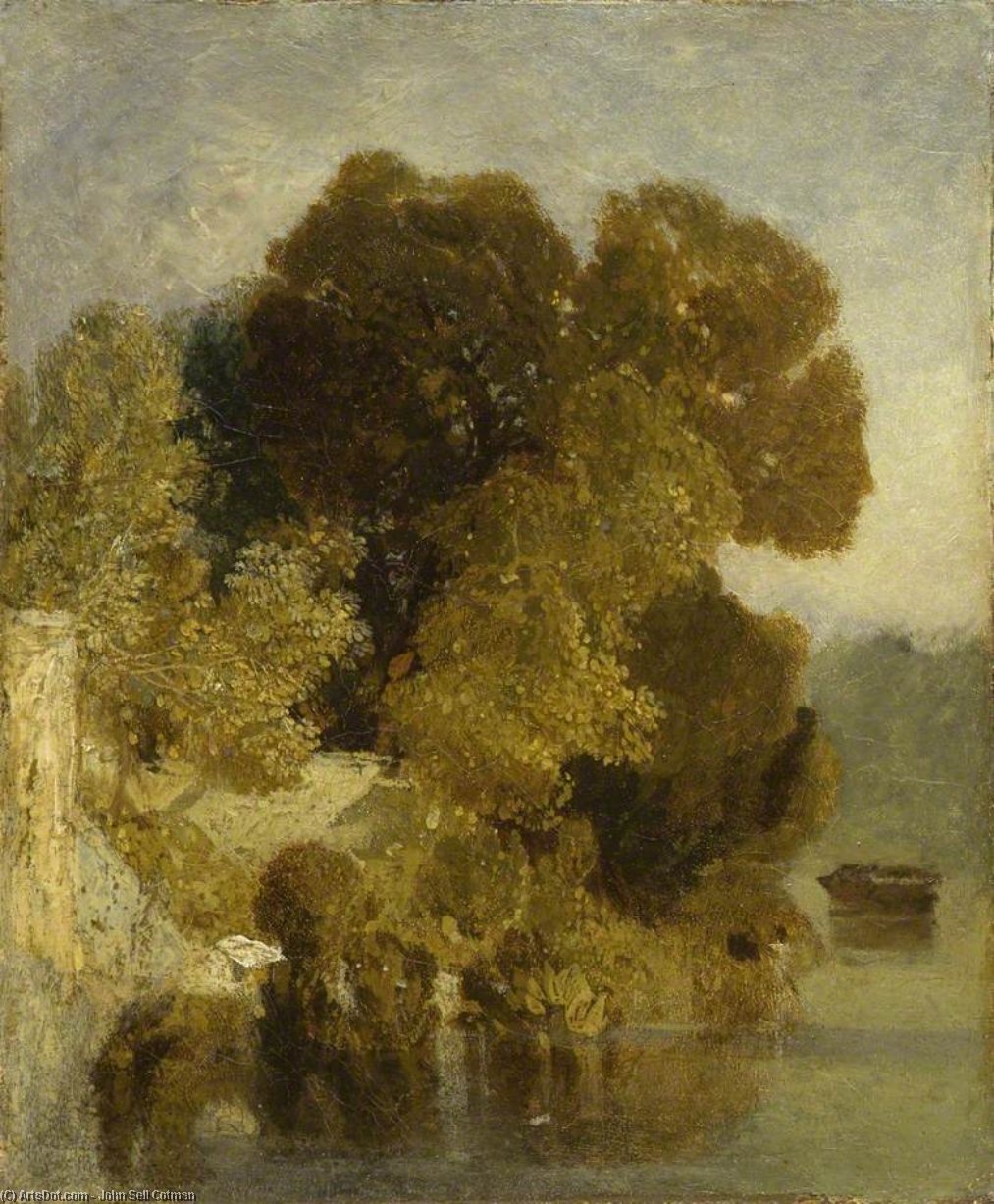 The Silent Stream, Normandy, France — John Sell Cotman