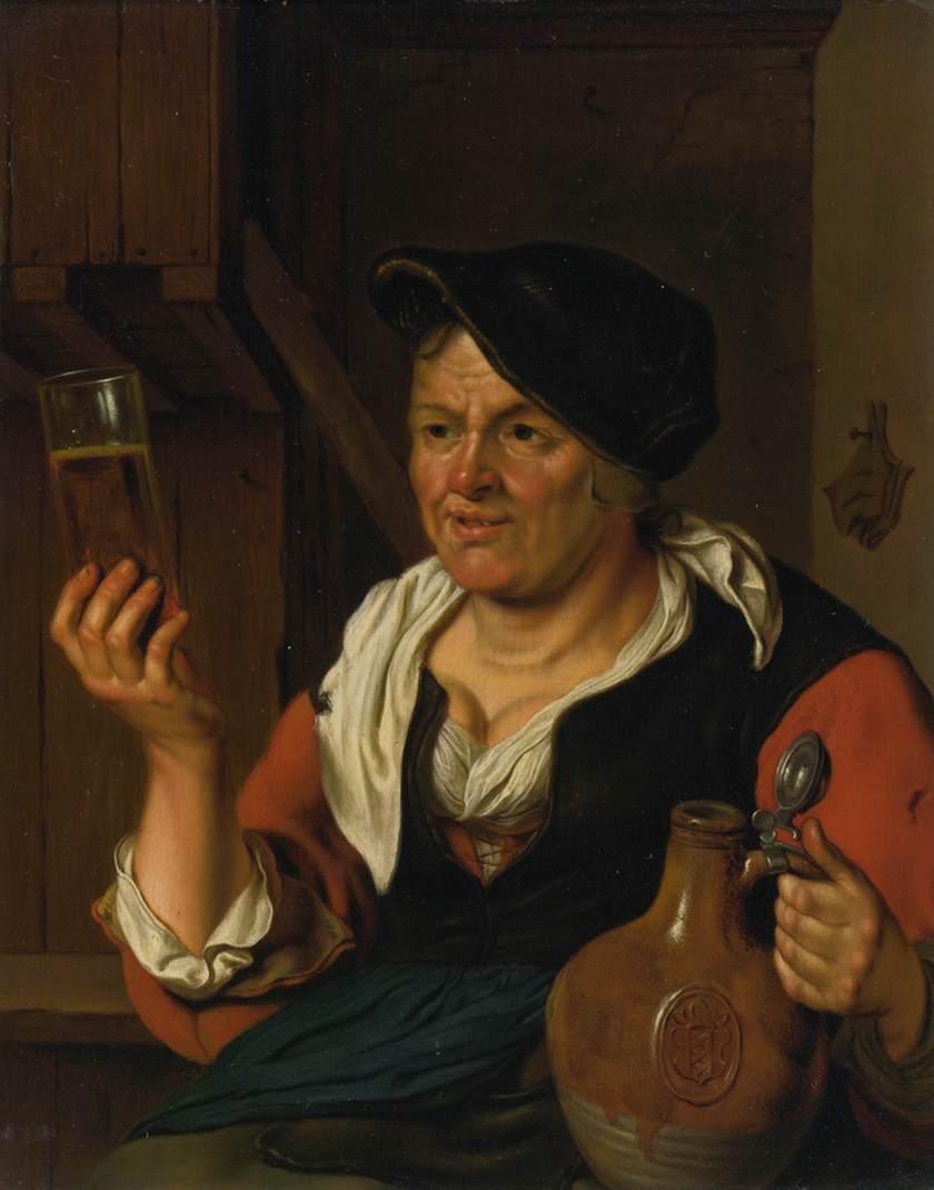Peasant Woman In An Interior — Carel De Moor