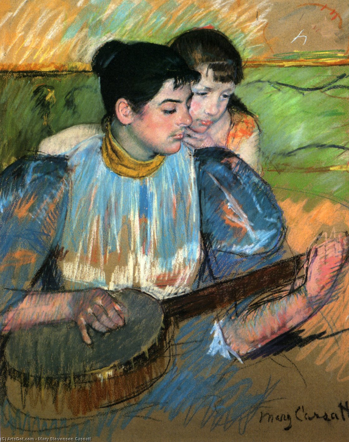 The Banjo Lesson — Mary Stevenson Cassatt
