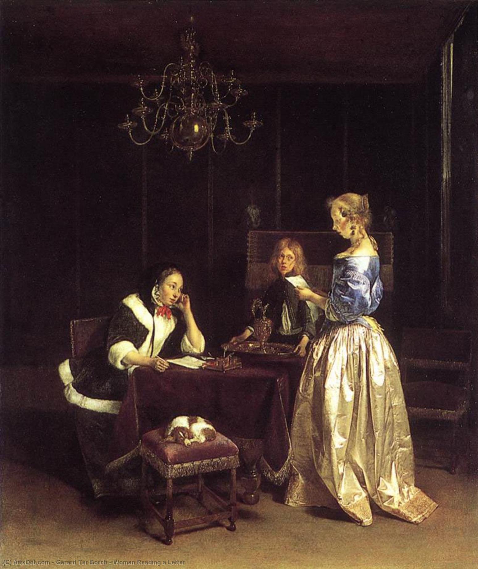 Woman Reading A Letter — Gerard Ter Borch