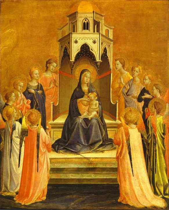 Madonna Surrounded By Angels — Fra Angelico