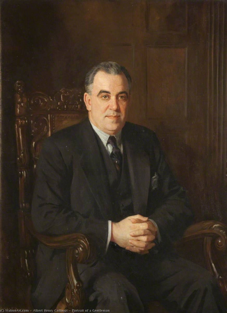 Portrait Of A Gentleman — Albert Henry Collings