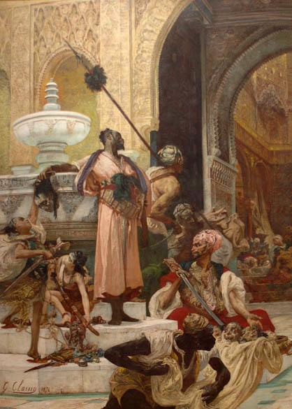 Massacre Des Abencérages À Grenade — Georges Jules Victor Clairin