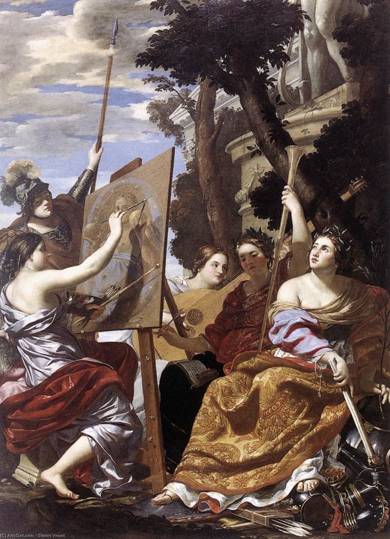 Allegory Of Peace — Simon Vouet