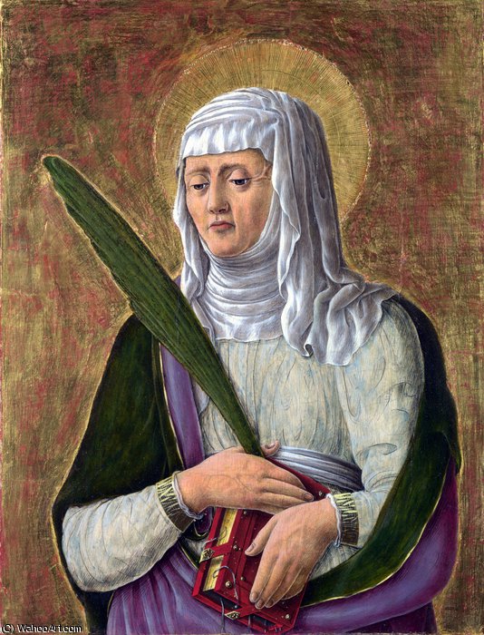 A Female Saint — Giorgio Schiavone
