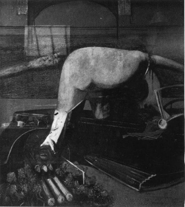 Figures Getting Out Of A Car — Francis Bacon