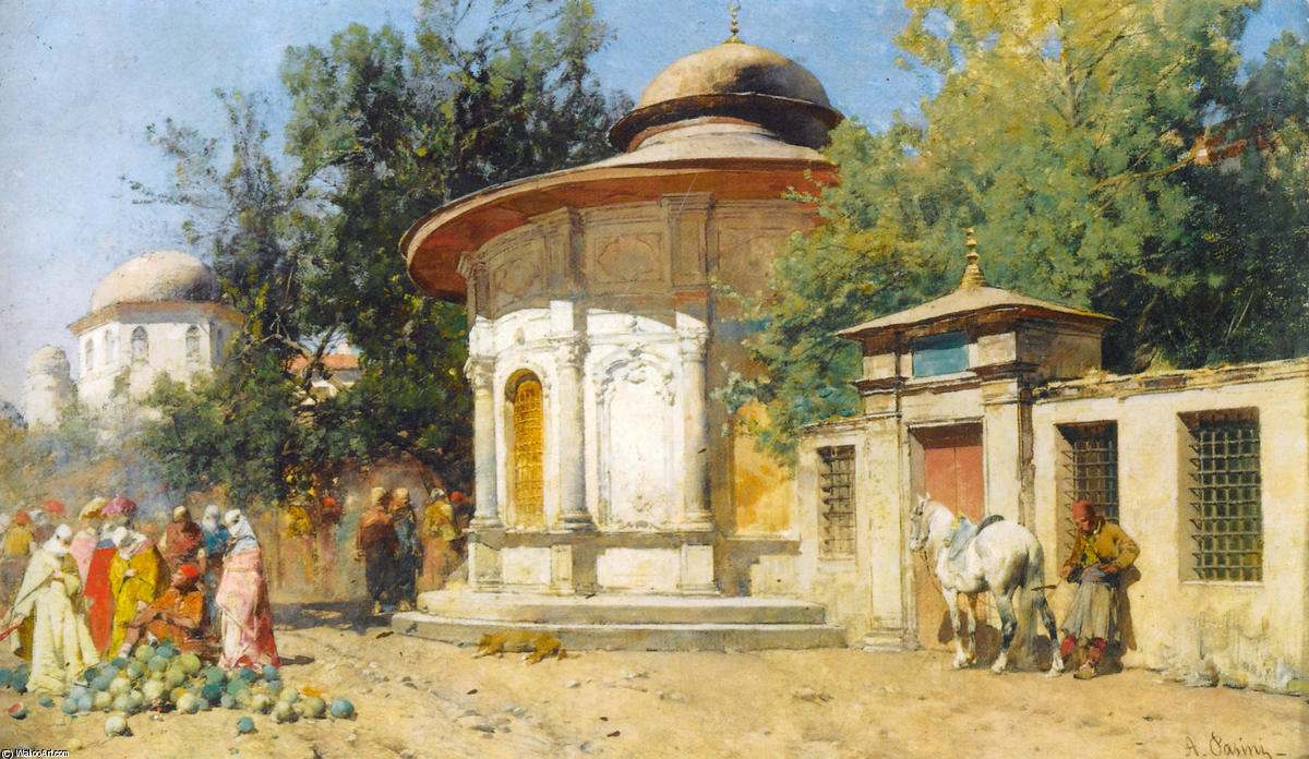 The Watermelon Merchant — Alberto Pasini