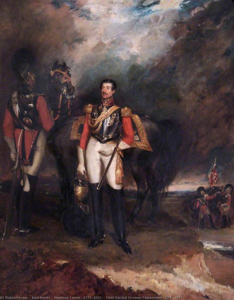 Stapleton Cotton (1773–1865), Field Marshal Viscount Combermere, Gcb, Kst — John Hayter