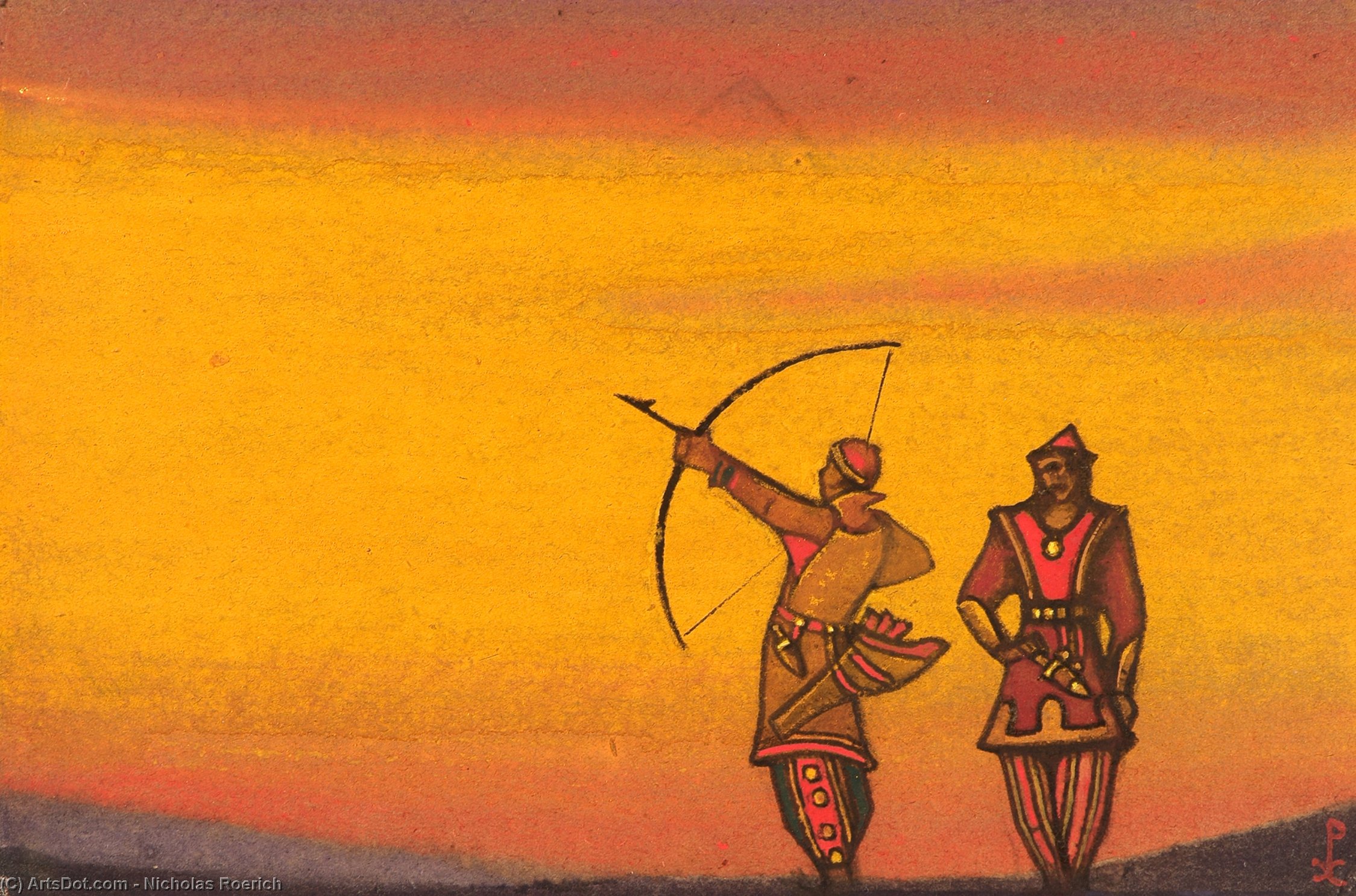 Polovtsians (one With A Bow) — Nicholas Roerich