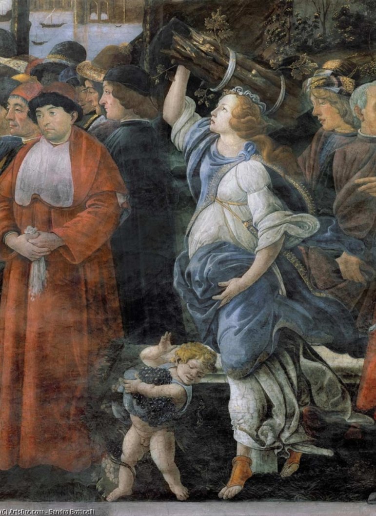 The Purification Of The Leper And The Temptation Of Christ - (8) — Sandro Botticelli