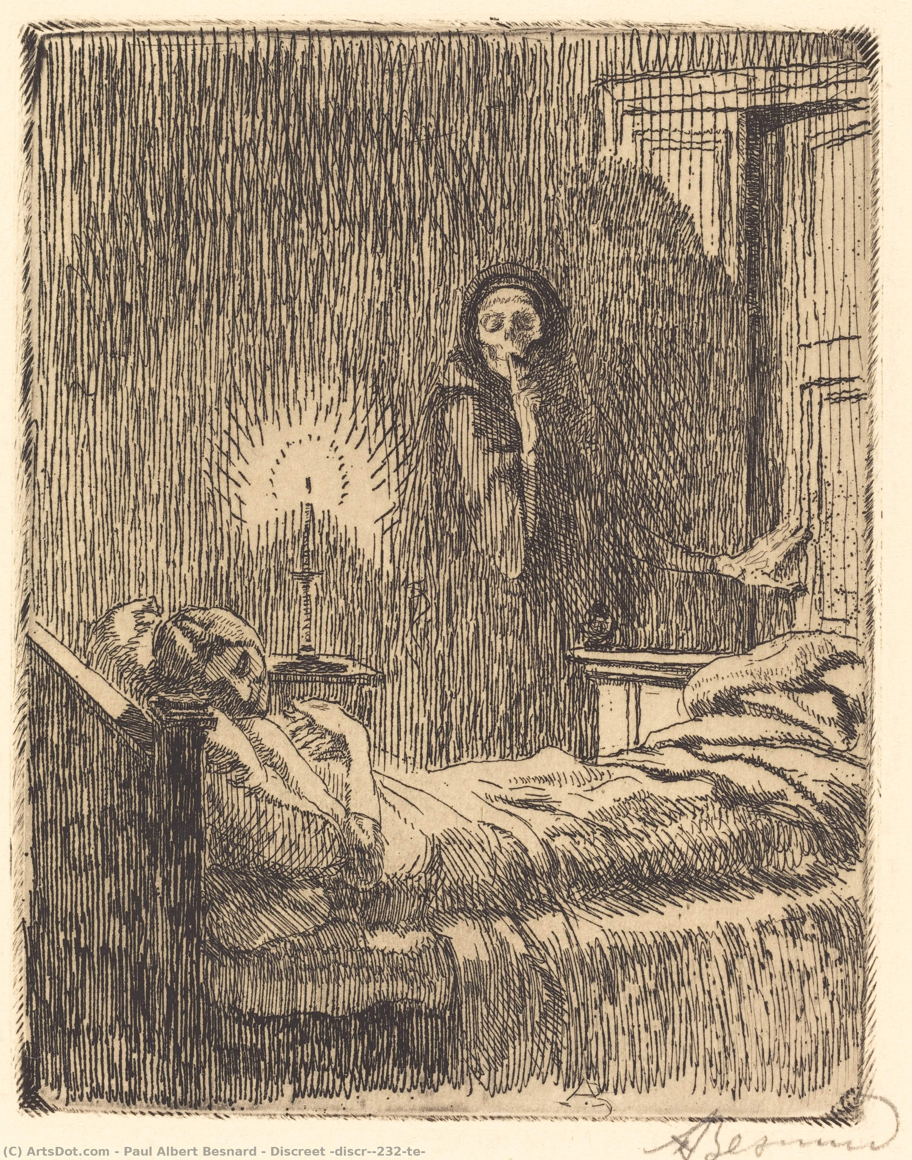 Discreet (discrète) — Paul Albert Besnard