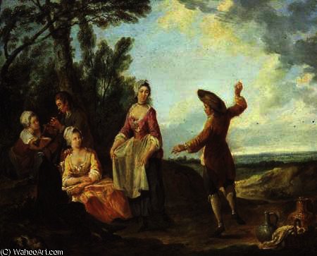 He Rustic Dance — François Louis Joseph Watteau (watteau De Lille)