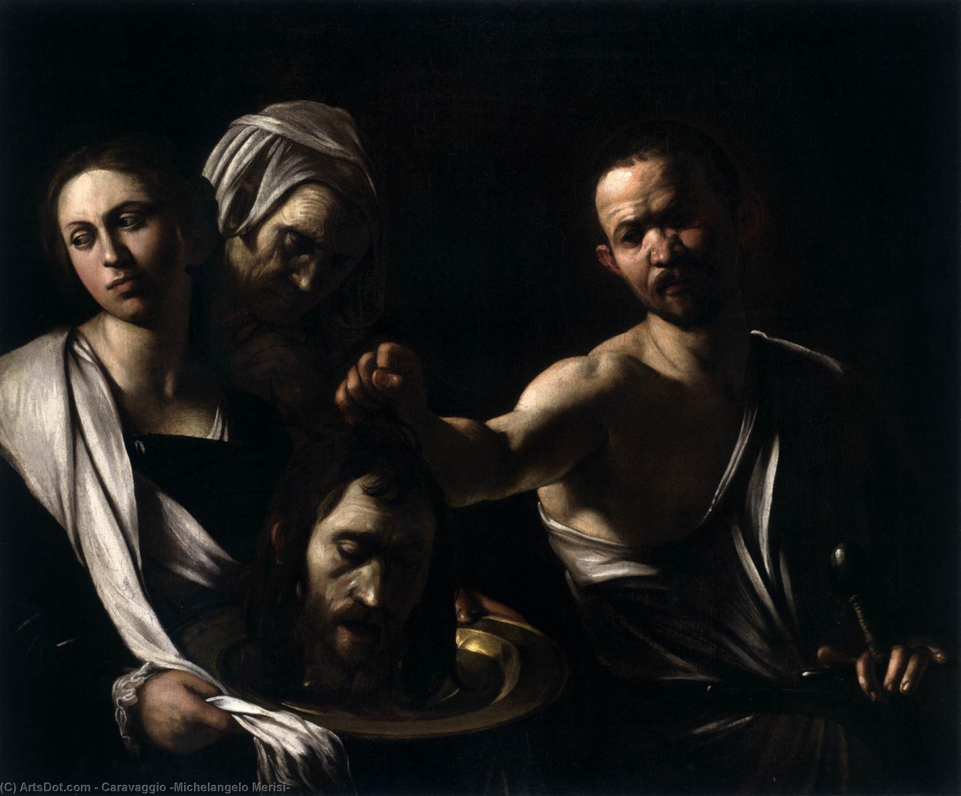 Salome With The Head Of St. John The Baptist — Caravaggio