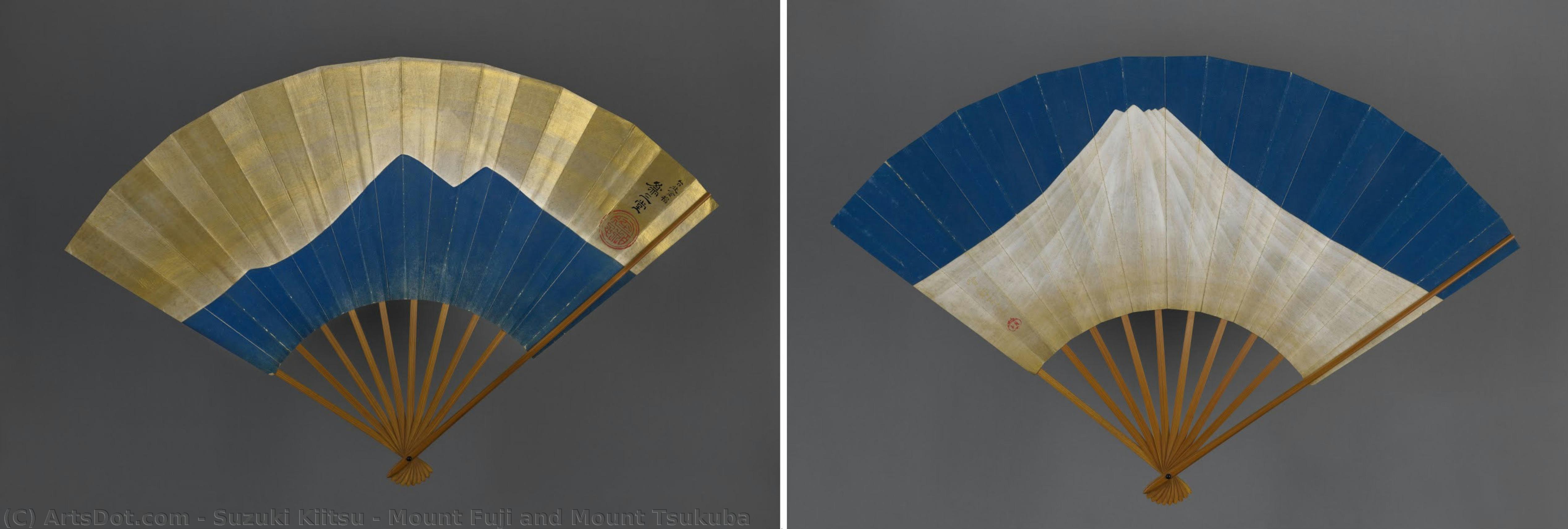 Mount Fuji And Mount Tsukuba — Suzuki Kiitsu