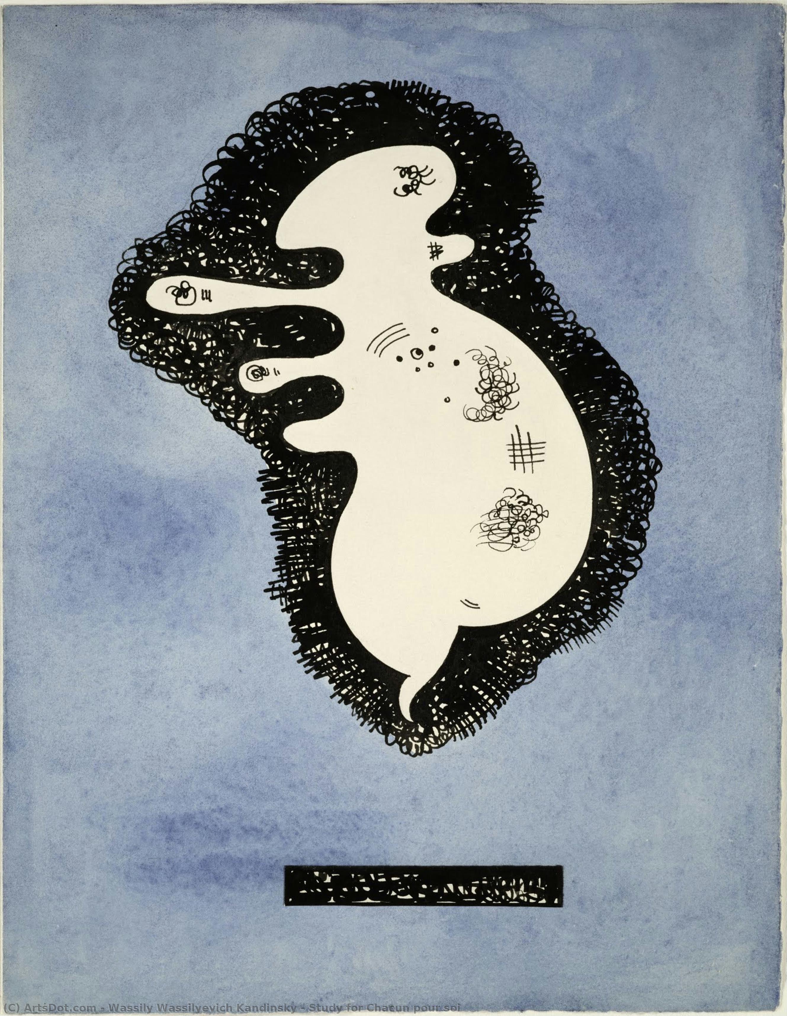 Study For Chacun Pour Soi — Wassily Wassilyevich Kandinsky