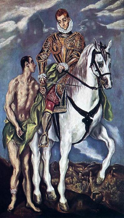 St. Martin And The Beggar — El Greco