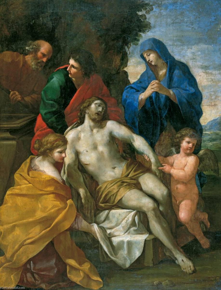 The Entombment — Giovanni Francesco Romanelli