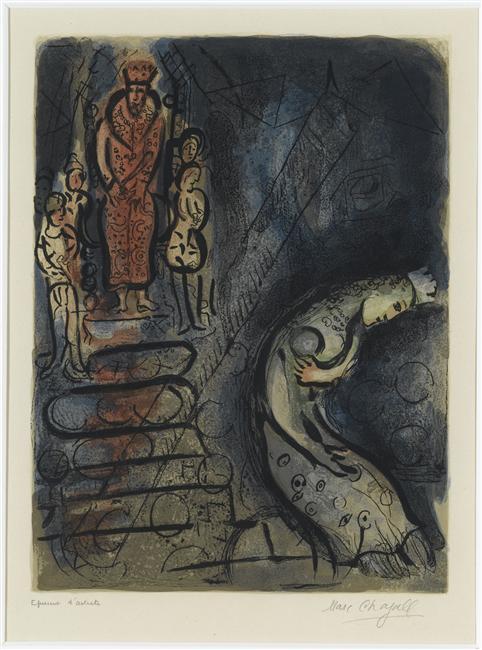 Ahasuerus Sends Vasthi Away — Marc Chagall