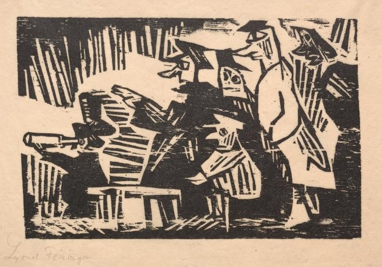 Old Shell Backs — Lyonel Feininger