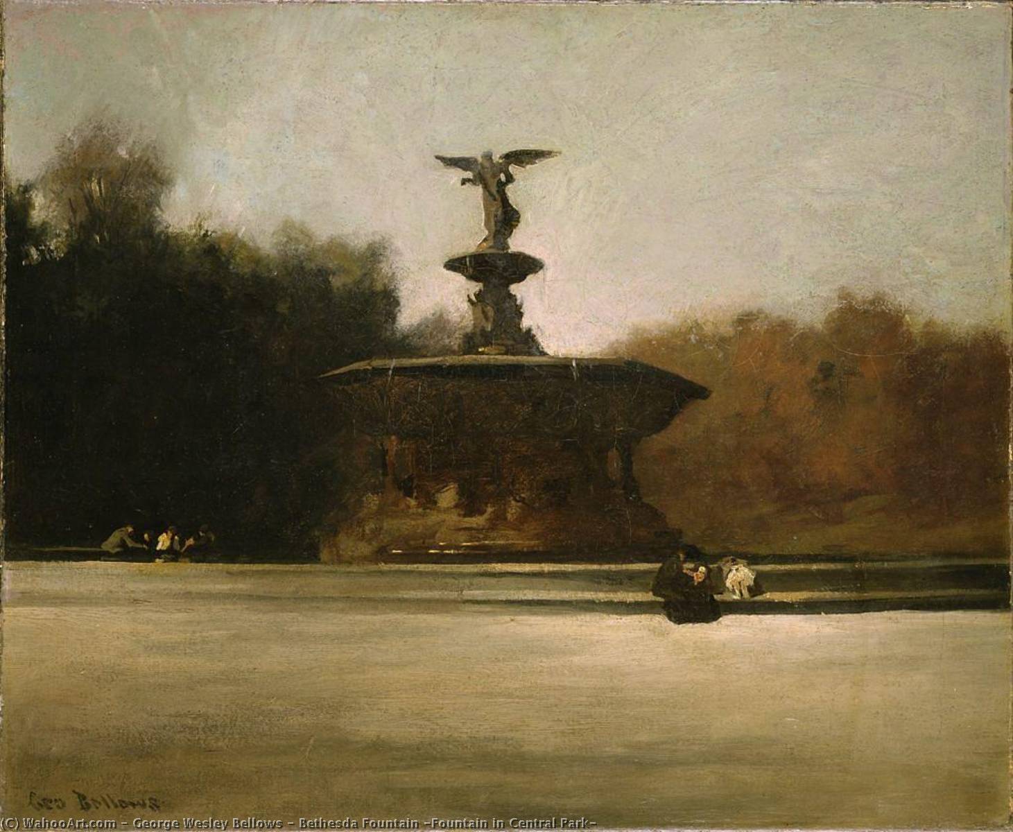 Bethesda Fountain (fountain In Central Park) — George Wesley Bellows
