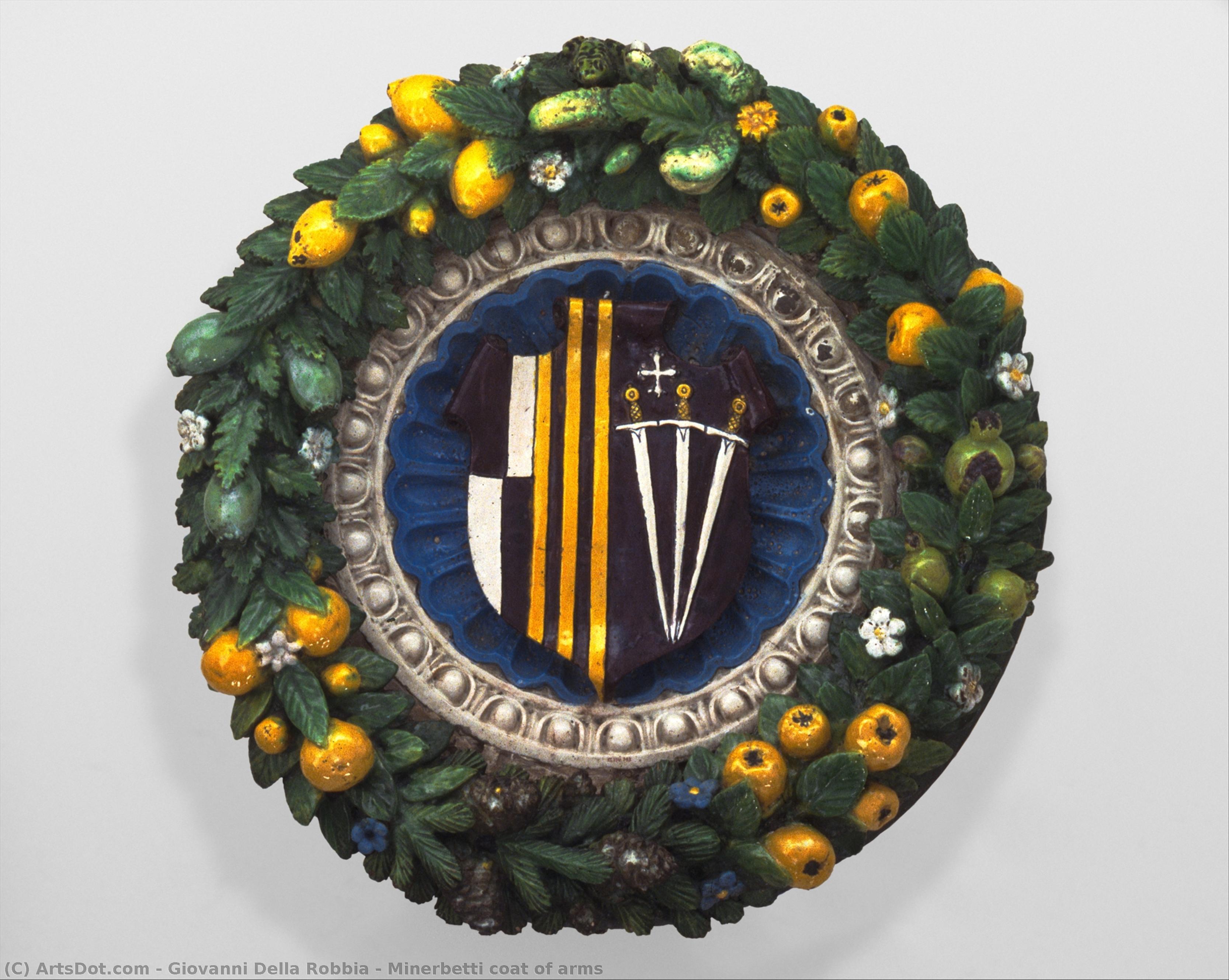 Minerbetti Coat Of Arms — Giovanni Della Robbia