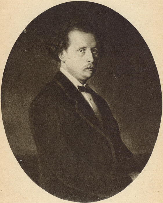 Portrait Of Nikolai Rubinstein — Vasily Grigoryevich Perov