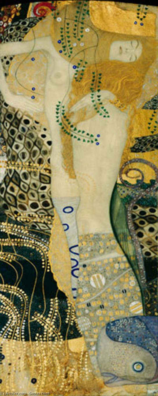 Water Snakes — Gustav Klimt