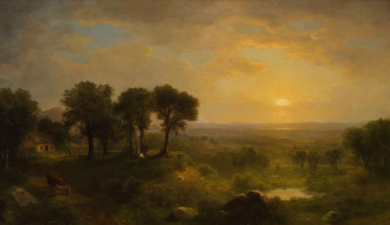 A New England Landscape — Asher Brown Durand