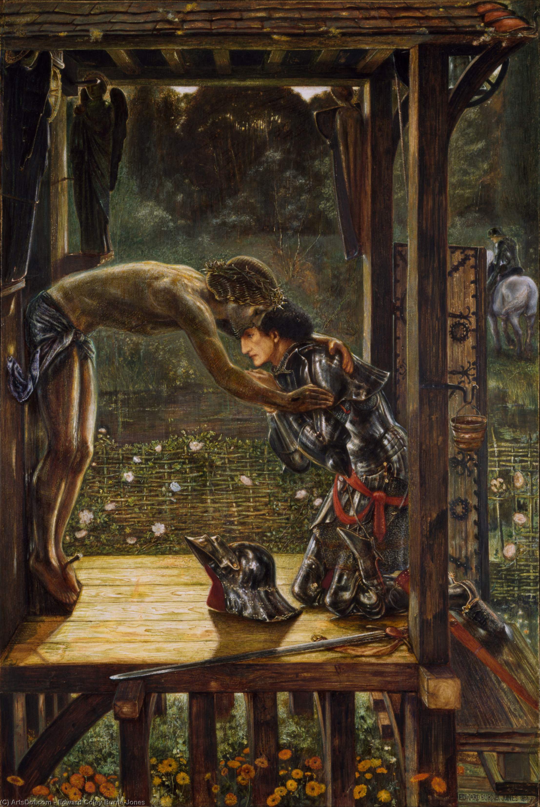 The Merciful Knight — Edward Coley Burne-jones
