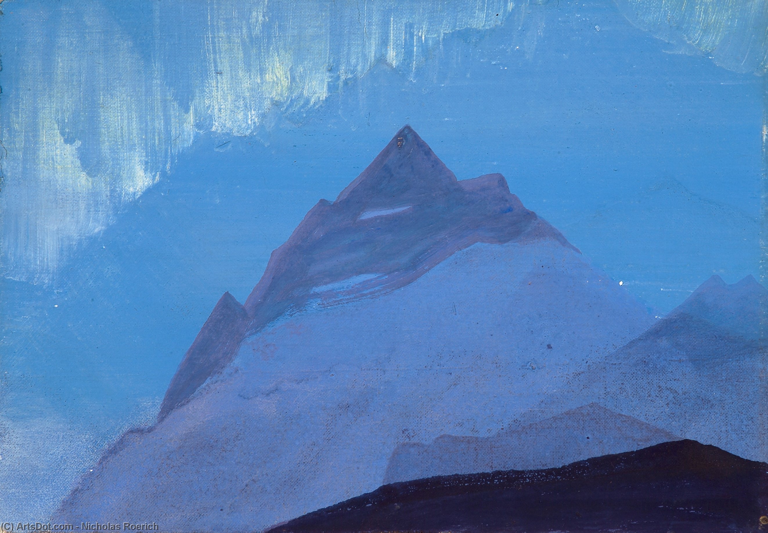 Himalayas. Rain — Nicholas Roerich