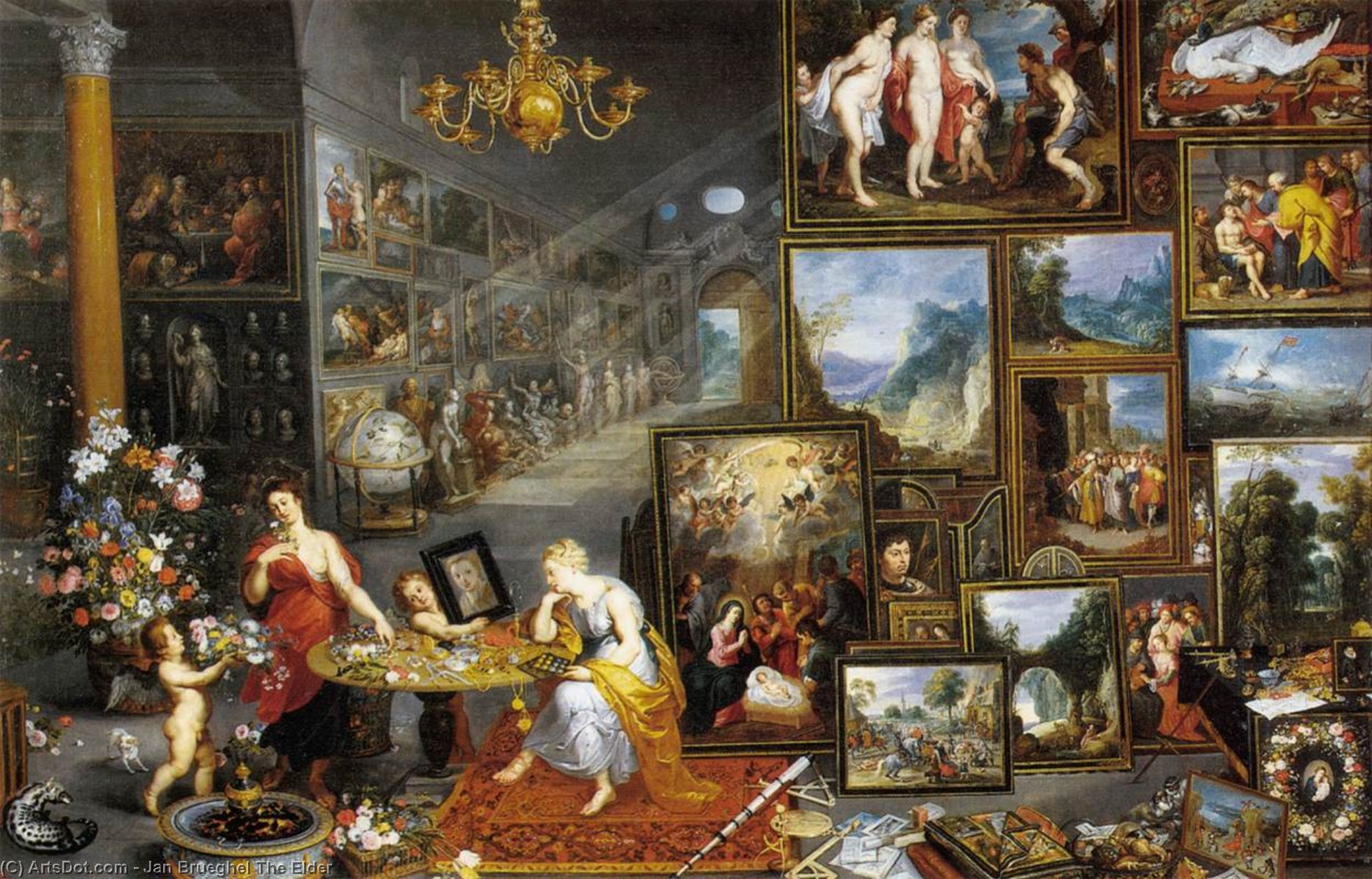 Allegory Of Sight And Smell — Jan Brueghel The Elder