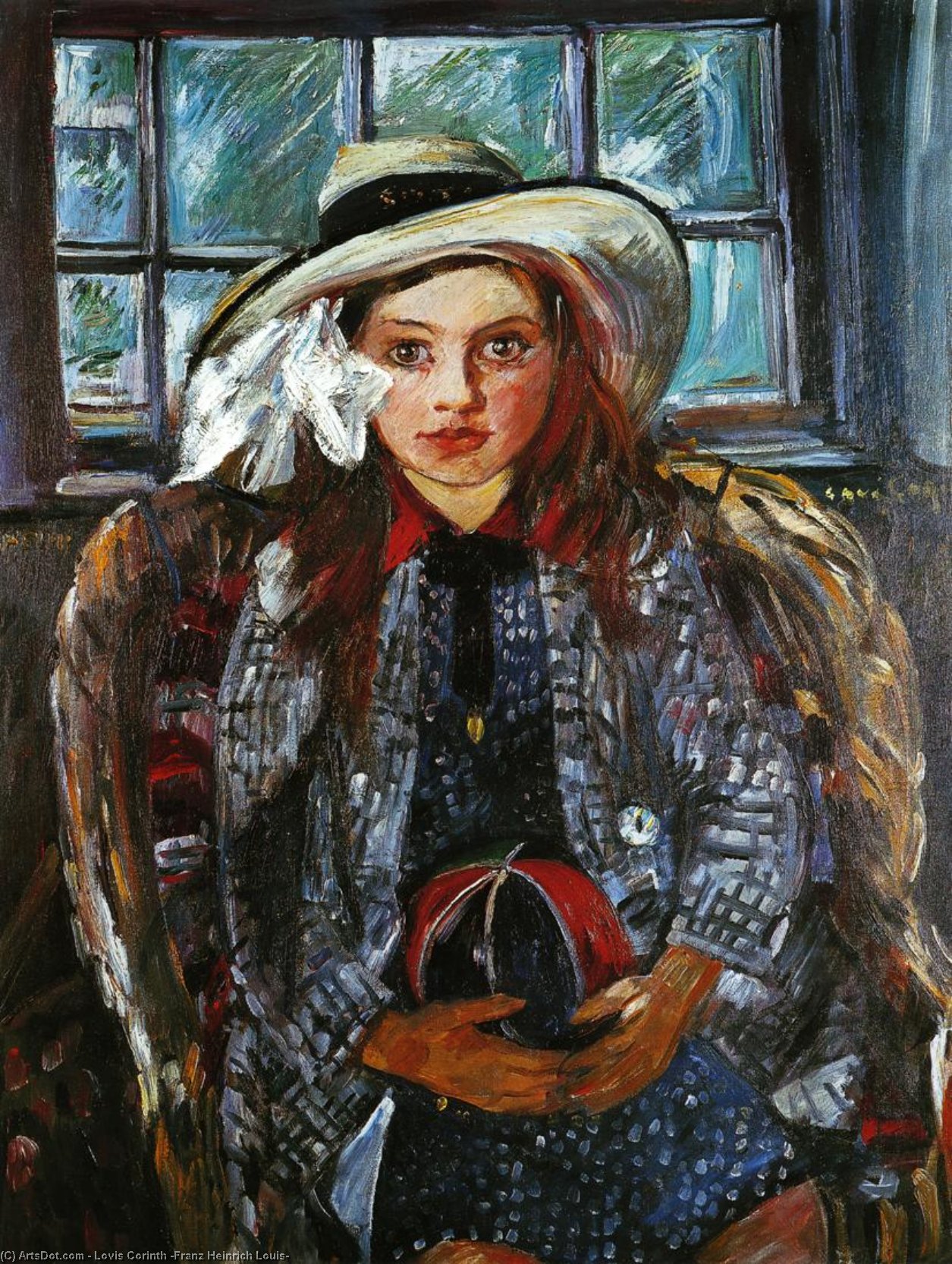 Wilhelmine With A Ball — Lovis Corinth