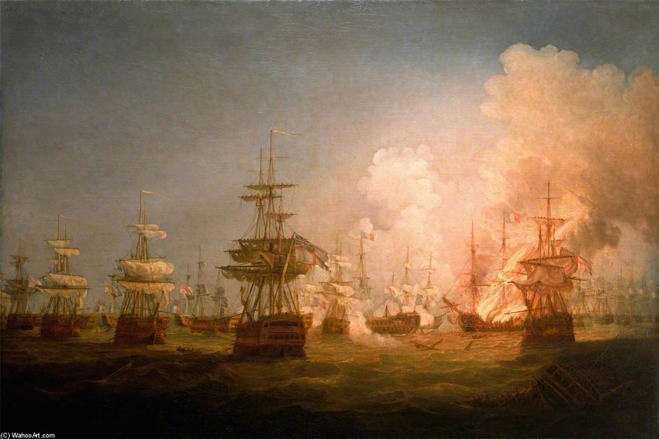 The Battle Of The Nile - — Thomas Whitcombe