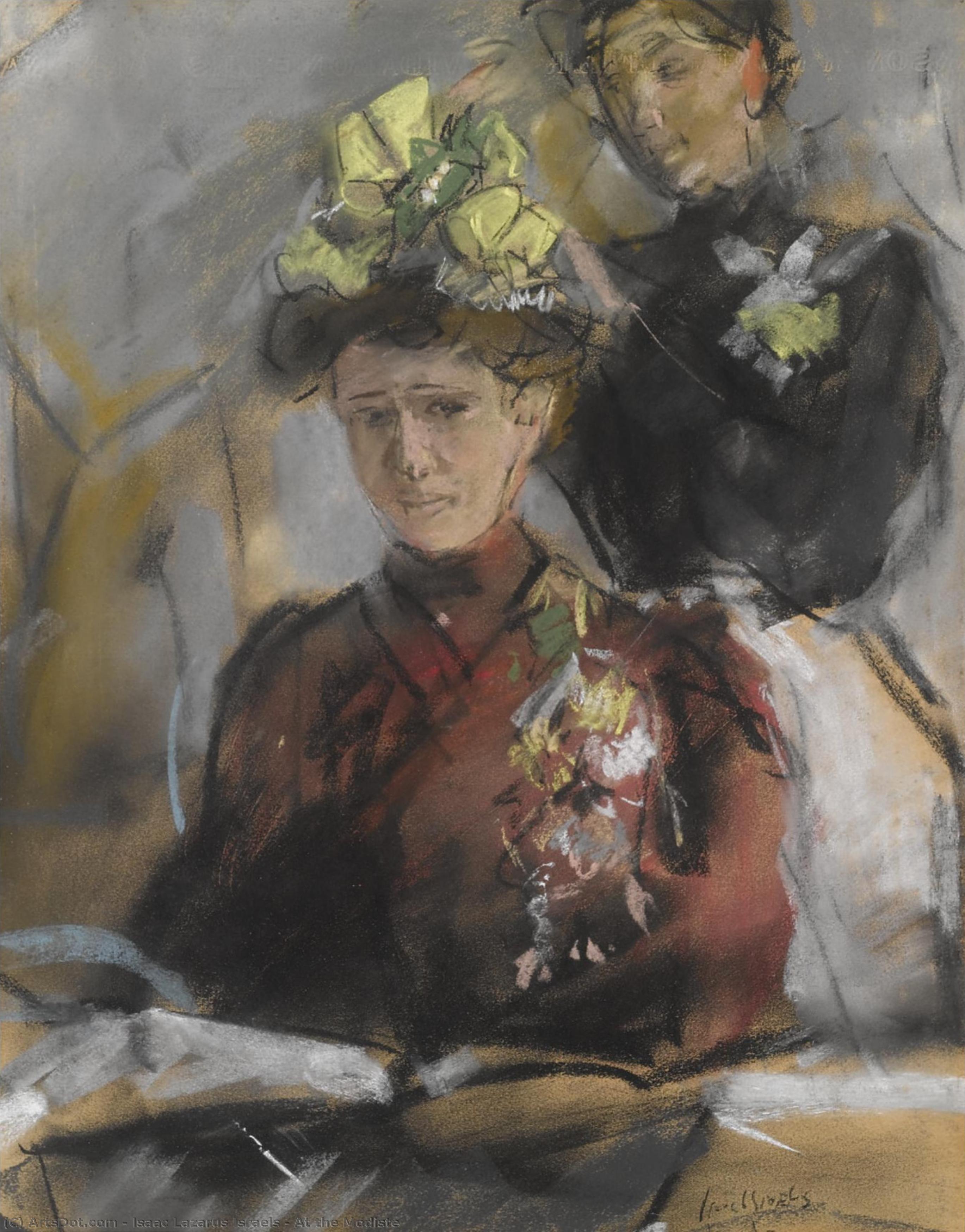 At The Modiste — Isaac Lazarus Israels